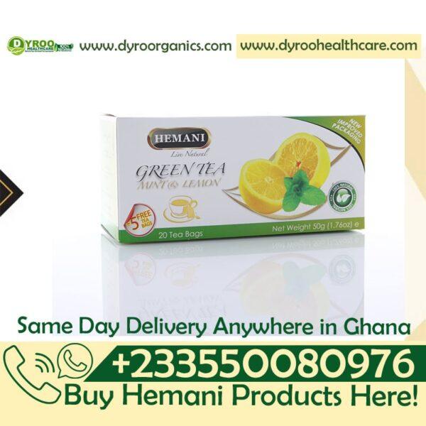 Hemani Green Tea Mint & Lemon